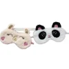 Panda + Spela Detta Toto, sovmask, djurmask för barn söt ögonmask sovande vuxen kvinna> Masker