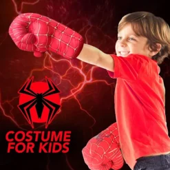 Par Giant Spider-Man Boxningshandskar - Superhjälte - Barnstorlek><noscript><img width=