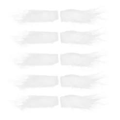 Par Vita Ögonbryn Tomte Ögonbryn Realistiskt Ansiktshår Tomtekostym(f2)> Tillbehör