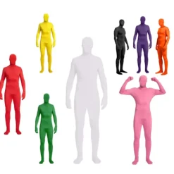 Party Kostym Osynlig Morph Suit Vuxen Män Kvinnor Hel Hudfärg [GKS] hudfärg 190CM> Dräkter