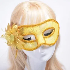 Party Mask Halloween Mask SVART><noscript><img width=