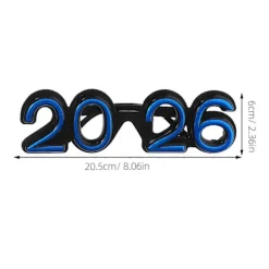 Partyglasögon för Gott Nytt År 2026, 4 st Roliga Foto-rekvisita Glasögon [HK]> Tillbehör