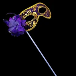 Partymasker venetiansk maskerad GRÖN><noscript><img width=