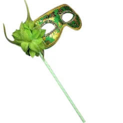 Partymasker venetiansk maskerad GRÖN><noscript><img width=