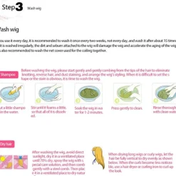 Partyrama peruk, 30 cm, Lila, kort page med unik lugg> Peruker