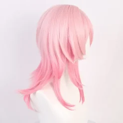 1PC Lång Rak Rosa Peruk för Honkai Star Rail 7 Mars Cosplay><noscript><img width=