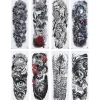 8pcs Arm Tattoos Sticker Waterproof Halloween Temporary Decals Temp Tattoos> Smink