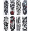 8pcs Arm Tattoos Sticker Waterproof Halloween Temporary Decals Temp Tattoos> Smink