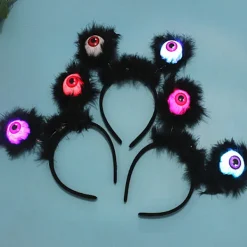2PCS Halloween LED lysande ögonboll pannband skräck ögonboll><noscript><img width=