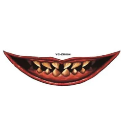 1/12pcs Halloween Prank Makeup Temporary Tattoo Tattoo stickers 04> Smink