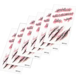 30pcs Horror Halloween Sticker Lifelike Halloween Decorative Stickers For Party><noscript><img width=