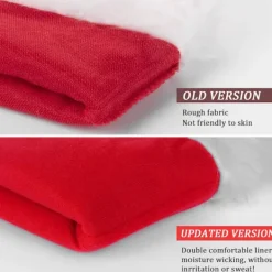 PCS Jultomteluvor för Vuxna, Lyxiga Jultomteluvor i Bulk, Plysch Jultomteluvor, Sammet Mjuka Jultomtedräkter><noscript><img width=