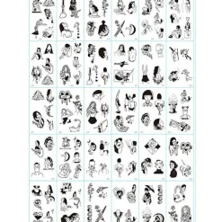 30pcs Small Fresh Tattoo Stickers Tattoo Flowers Waterproof Durable Stickers> Smink