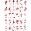 30pcs Small Fresh Tattoo Stickers Tattoo Flowers Waterproof Durable Stickers> Smink