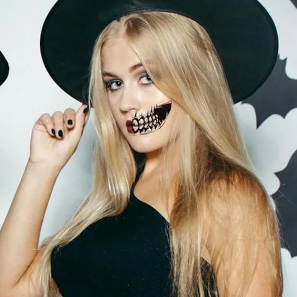 12pcs Tattoos Stickers For Halloween Special Style Party Prank> Smink