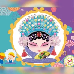 unbranded Peking Opera Style Klassisk Drama Ansiktssminkning Spegel Kit DIY kosmetiska speglar D> Smink