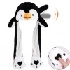 Penguin plysch hatt med öron rörliga hoppar pop up slå hatt julfest Cosplay presenter> Huvudbonader