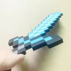 Perfekt Minecraft diamant svärd animation rekvisita svärd leksaksmodell 1 st - Perfekt gul><noscript><img width=