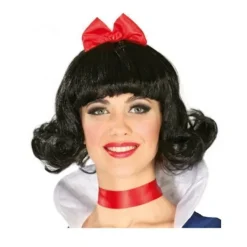 Peruk - Disney Prinsessor - Skogens Prinsessa - Kvinna - Svart - Röd - Inomhus - 18 år Svart röd> Peruker