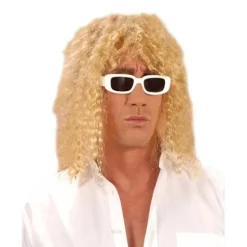 Peruk - WIDMANN - Sångare Popo Man - Gul - År 70> Peruker