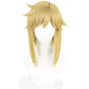 peruk Anime Link Cosplay Kort Peruk med Alvöron (gul)> Peruker