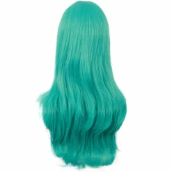 Peruk Anime lång lockig peruk 70CM (Blågrön)><noscript><img width=