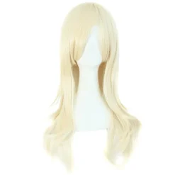Peruk Anime lång lockig peruk 70CM (Ljusblond)> Peruker