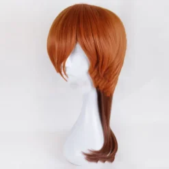 peruk av äkta hår (brun)><noscript><img width=