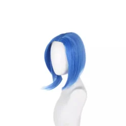 Holocky Peruk Cosplay Blå Kostym Upprörd Peruk Kort Blå Peruk><noscript><img width=