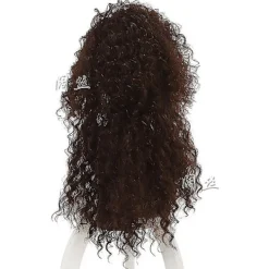 Peruk för Bellatrix Lestrange, Lång Brun Blandad Vågig, Värmebeständig Cosplay Kostym Peruk + Perukhuva><noscript><img width=