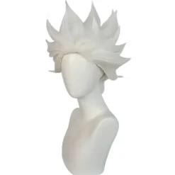 Peruk för Ursula Cosplay, Vit Kort Hår för Vuxna Kvinnor Män Halloween Kostym Rekvisita Cosplay Rollspel Peruker><noscript><img width=