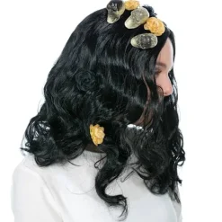 tectake Peruk med dödskallar><noscript><img width=