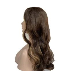 Otego Peruk mörkbrun inkl. peruknät & löshårskam><noscript><img width=