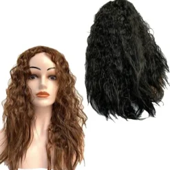 Otego Peruk Mörk/ inkl. peruknät & löshårskam> Peruker