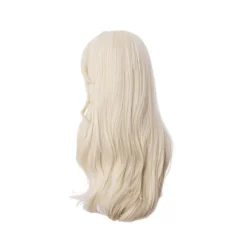 unbranded Peruk Vågigt Cosplay Curly Princess Peruk Vit Snow Queen Långt hår för kvinnor - Beige> Peruker