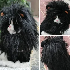 Peruker för hundar, rolig hund cosplay huvudbonad för små medelstora hundar klä ut sig till Halloween> Huvudbonader