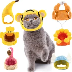 PET Solroshatt Hund Katt Banan Huvudbonad Tigerhuvud><noscript><img width=