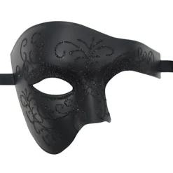 Phantom of The Opera Maskerad Mask Halv Ansikte Venetiansk Mardi Gras Fest Mask><noscript><img width=