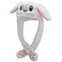 Pikachu Hatt Kaninöron Rörlig Hoppande Hatt Rolig Kanin Plysch Hatt Mössa V1><noscript><img width=