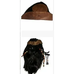 Pirates Of The Caribbean Cosplay Kostym Film Jack Sparrow Cosplay Full Set Costume Club Halloween Party Show Outfit S L> Dräkter