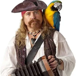 Pirathatt för vuxna Halloweenhattar för vuxna Tricorn-hatt i kolonialstil lämplig><noscript><img width=