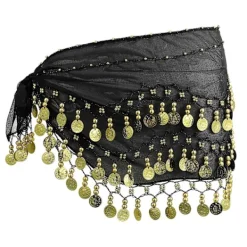 Piratkostym för damer Magdansös Kjol Piratkedja Bälte Magduk Magdans Kjol Magkjol Magdansbyxor> Tillbehör