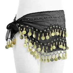 Piratkostym för damer Magdansös Kjol Piratkedja Bälte Magduk Magdans Kjol Magkjol Magdansbyxor> Tillbehör