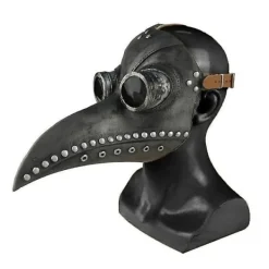 Plague Doctor Mask, Halloween Bird's Beak Mask> Masker