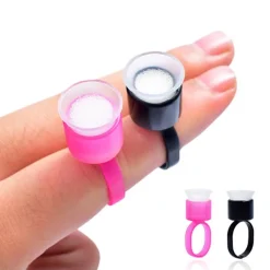 Plast, Svamp Pigment Kopp Ring För Tatuering 20st> Smink