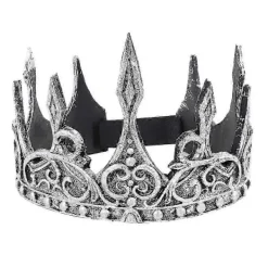 Plast Tiara Krona Män Kungakrona Vuxen Halloweenkrona Mjukt Hårband Kostym Huvudbonad> Huvudbonader