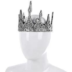 Plast Tiara Krona Män Kungakrona Vuxen Halloweenkrona Mjukt Hårband Kostym Huvudbonad> Huvudbonader