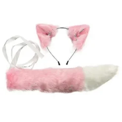 Pälsimitation Kattunge Vargöron Hårband c> Huvudbonader