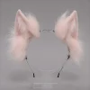 Plush Kattungar Realistiska Lolita Hårband Kattsvans Cosplay Tillbehör Handgjorda Simulerade Djuröron Halloween Huvudbonader Kawaii> Huvudbonader