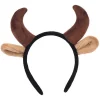 Plysch Ko Öron och Horn Hårband Rolig Djur Cosplay Party Kostym Hårdiadem> Huvudbonader